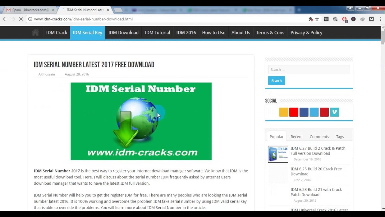 idm purchase serial number
